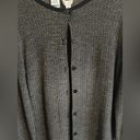 DKNY  Women's Herringbone Knit Long Sleeve Cardigan Sweater, Size Small Photo 1