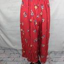 Nordstrom NWT |  Junior (XL) / Women's (SMALL) Sleeveless  Red Floral Romper Photo 5