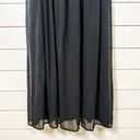 Boohoo  Black Sequin Chiffon Cap Sleeve Formal Maxi Dress, NEW Size 10 MSRP $129 Photo 6