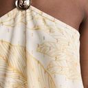 Alexis  Asia Ruffle Halter Medallion Mini Dress Golden Palms Womens Size Medium Photo 6