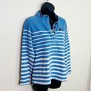 L.L.Bean  Women's Soft Cotton Polo Shirt Classic Stripe Size Small Pullover Photo 1