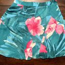 Show Me Your Mumu  women's XS floral Hawaiian pink and green flowy mini skirt Photo 0