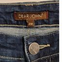 Dear John  Joyrich Comfort Skinny Raw Hem Distressed Jeans Central Wash 28 Photo 3