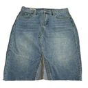 Marine layer  Women’s Size 6 Celine Distressed Denim Skirt Photo 0