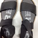 Sorel Ella Elastic Ankle strap slide open toe sandals Black Photo 7