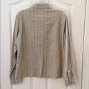 White Stag Ladies  LS Embroidered Blouse small Photo 6