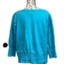 Lane Bryant   Blue Cardigan Sweater Womens  Sz 22/24 3/4 Sleeve Preppy Balletcore Photo 3