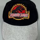 Handmade Black Gray ‘Jurassic Park’ Movie Patch Studded Baseball Cap Trucker Hat 🦖 Photo 0