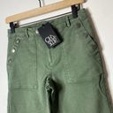 Chaser  NWT Revolve Bermuda Canvas shorts Small green Photo 1