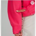 Lululemon NWT  Oversized Half Zip Scuba Hoodie Jacket Glaze Pink Size XL/XXL Photo 5