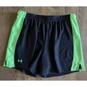 Under Armour  Athletic Workout Shorts Black with Lime Green Women's Size Medium M Photo 0