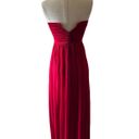 City Triangles Gown Sequined Bodice Peekaboo Cleavage Long Gown Formal Prom Homecoming Dress Red Size 5 Photo 1