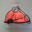 Nike  High Neck Tie Cross Back Mesh Swimsuit Top Size XL NWT Photo 3