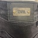 ZARA  Black Faded and Distressed 5-Pocket Skinny Jeans- Size 8 Photo 8