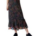 Vintage 90s Reversible Colorful Floral Maxi Skirt Size XL Photo 8