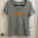 Nike  Tennessee Volunteers Women’s V-neck T-shirt size Large Gray Orange GO VOLS! Photo 0