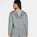 Athletic Works  Womens Hoodie Size Medium 8-10 Gray Lightweight Terry Lining New Photo 3