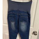Maacie Over Belly Skinny Ripped Maternity Jeans Size M New With Tags Size M Photo 4