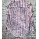 Pilcro  Anthropologie Pink Tie Dye Plaid Button Up Long Sleeve Women’s Shirt XXSP Photo 3