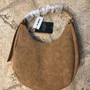 NWT 4th and Reckless Una Faux Suede Crescent Bag Photo 3