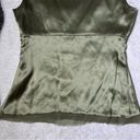 Tahari  Olive Green Silk Cami Top Photo 7