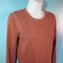 Elizabeth and James Textile  Orange Cotton Sweater Size S Photo 8