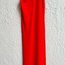 ZARA slip on maxi dress asymmetrical back red small new with tags Photo 1