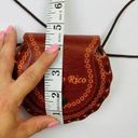 Latigo Retro XS Handmade Tooled  Leather Shoulder Brown Boho Bag Photo 6