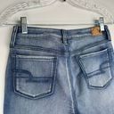 American Eagle  Denim Jogger Pants Sz 0 Super Stretch Jeans Ankle Cuff Photo 13