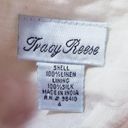 Tracy Reese  100% Linen Floral Embroidered Fit & Flare Dress Photo 5
