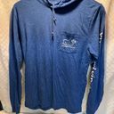 Vineyard Vines Hooded Long Sleeve Shirt Mens XS Blue Photo 0