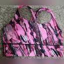 Lululemon  Long Line Energy Bra - Incentive Refresh Multi Pink Size 6 Photo 4