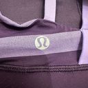 Lululemon Women’s 4 Purple Striped Strappy Energy Bra Photo 2