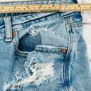 American Eagle  Destroyed Relaxed Mom Jeans Size 16R High Rise Stretch Photo 7
