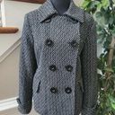 Charter Club  Black Collared Button Coat Photo 11