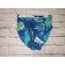 Parker NEW Peyton &  Women's Size XS Blue Tropical Full Coverage Swimsuit Bottom Photo 3