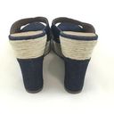 Jessica Simpson  Denim Wedge Sandals 9.5M Photo 5