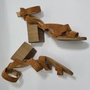 Brash  Block Heel Brown Sandals Size 8 Photo 7