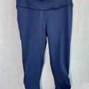 Gaiam Blue crop leggings medium Photo 0