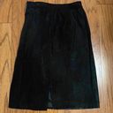 Atlantic Beach Vintage  genuine black suede skirt. Size M. Photo 1