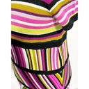 Missoni for Target Stripes Crew Neck Knitted Mini Dress Pink Black Size Medium Photo 8