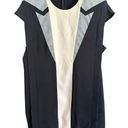 FELIPE OLIVEIRA BAPTISTA | Silk Crepe Architectural Tuxedo Style Shift Dress 38 Size 8 Photo 0