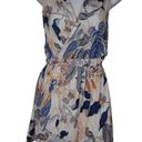 Twisted Women's V-neck & Back Blue floral  Strap Romper S Photo 0