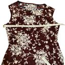 Candalite NWT  Women's Dress Burgundy Floral Lace Scoop Neck Sleeveless Sz M #303 Photo 5