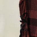 Anthropologie ‎ Ett Twa Jumpsuit 4 Petite Wide Leg Red Black Check Lace Up Sides Photo 12