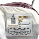 London Fog Vintage 1980s  Mauve Lined Full Length Trench Rain Coat size 10 Photo 9