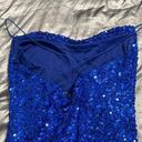 Homecoming Dress Blue Size M Photo 3