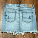 American Eagle Ripped Jean Skirt Photo 1