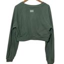 Daily Drills  Cropped Crew Neck Reversible Sweatshirt French Terry Size Small Photo 2