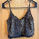 SheIn  Cheetah Print Lace Cropped Tank Top Size S Photo 1